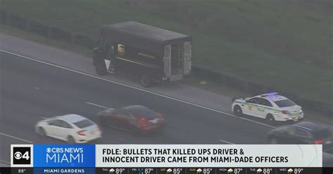 Bullets that killed UPS driver came from Miami.